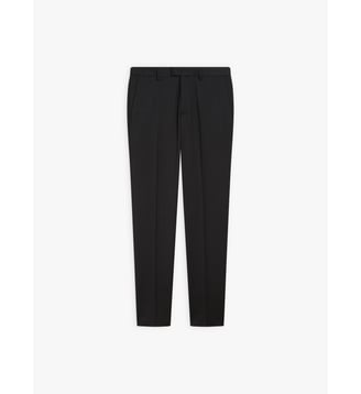 pantalon Lucky slim en laine - Agnès b. - Gris