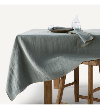 Nappe en chanvre lavé, Helmati - AM.PM - Romarin
