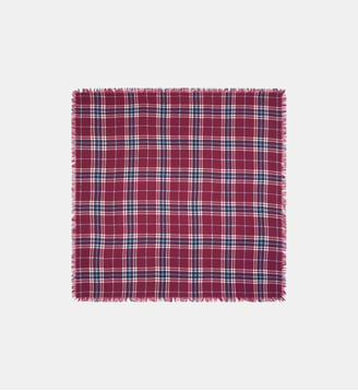 Grand carré tartan - Bompard - Oxalis et marine