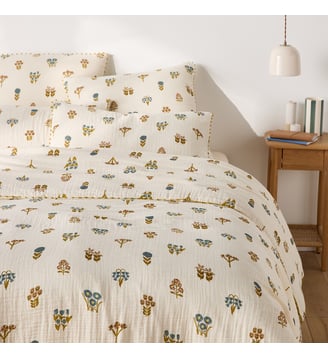 Housse de couette en gaze de coton - La Redoute Interieurs - Multicolore
