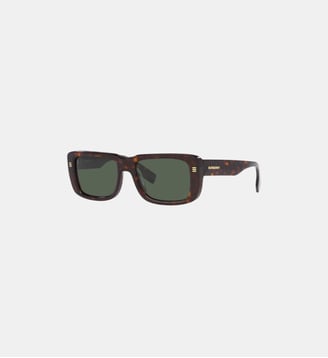 Lunettes de soleil Rectangulaire BE4376U Jarvis - Burberry - Havana foncé