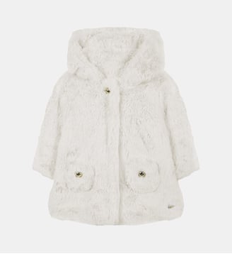 Manteau -   imitation fourrure - Tartine Et Chocolat - Écru