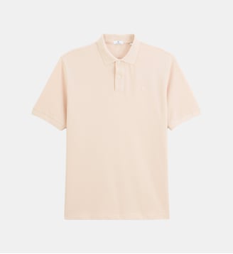 Polo droit en coton piqué - Serge Blanco - Rose