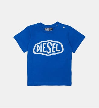 T-shirt avec logo - Diesel Kids - Bluette brillante