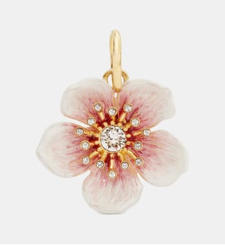 Pendentif fleur blanche de cerisier, Renouveau et Épicurisme - Les Néréides - Multicolore