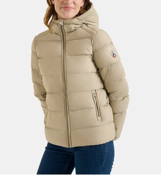 Doudoune droite à capuche Johanna - Jott - Beige