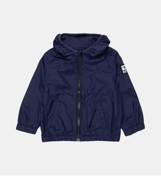 Veste coupe-vent avec logo imprimé - Diesel Kids - Bleu