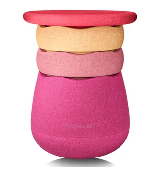 Tabouret modulaire - Stapelstein - Rose