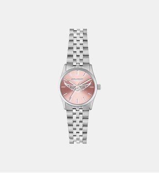 Montre Small j Argenté, Rose ZVW1401 - Zadig&Voltaire - Argenté