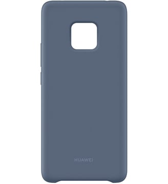 Coque Mate 20 Pro Silicone bleu - Huawei - Bleu