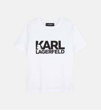 T-shirt manches courtes - Karl Lagerfeld Kids - Blanc