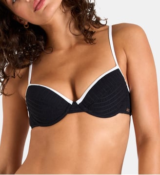 Haut de maillot balconnet Calmo - Banana Moon - Noir