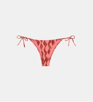 Bas de bikini moyenne à nœud Stromboli - Robin Collection - Multicolore
