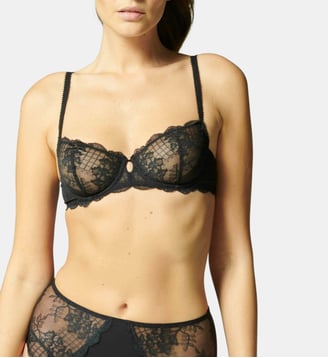 Soutien-gorge corbeille - Noir - Simone Pérèle - Noir