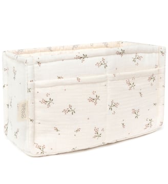 Panier de toilette - Babyshower - Écru