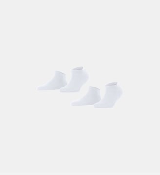 Socquettes Happy 2-Pack Coton - Falke - Blanc