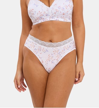Slip Coline - Sans Complexe - Feuilles claires