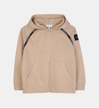 Sweat zippé à capuche - Marc Jacobs Kids - Ficelle