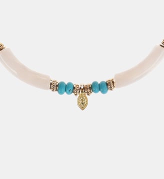 Collier de perles et pampilles BERBERE - Hipanema - Blanc