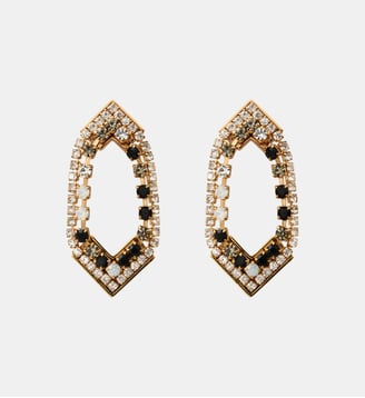 Boucles d'oreilles tiges percées fines   - Precious - Satellite - Noir