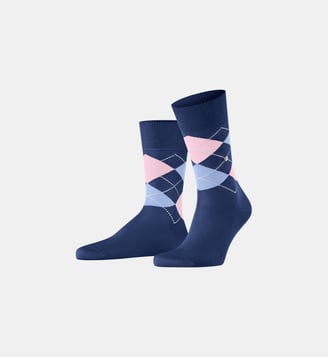 Chaussettes Manchester - Burlington - Bleu nuit