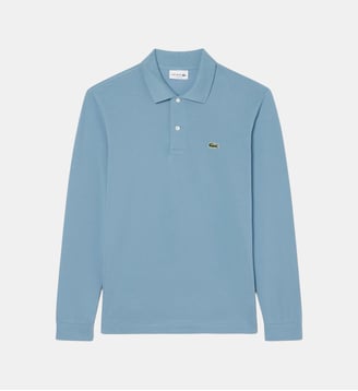 Polo L.12.12 LIGHT manches longues classic fit - Lacoste - Bleu