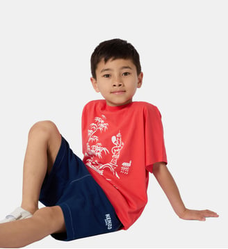 Tee-shirt manches courtes - Kenzo Kids - Light red