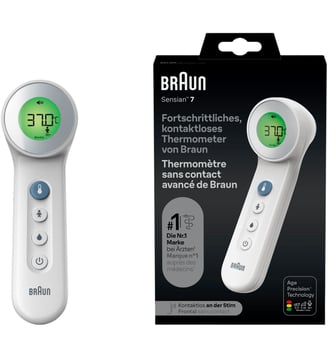 Thermomètre sans contact BNT400WE - Braun - Blanc