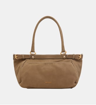 Grand Sac Lune En Cuir - Vanessa Bruno - Gris clair