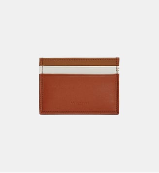 Porte cartes Martin en cuir lisse - Le Tanneur - Bleu