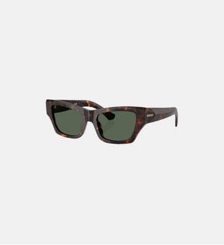 Lunettes de soleil Œil de chat BE4441U - Burberry - Havana foncé
