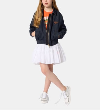 Jupe taille elastique - Zadig&Voltaire Kids - Blanc