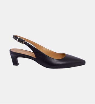 Escarpins slingback Albane petit talon - Jules & Jenn - Noir