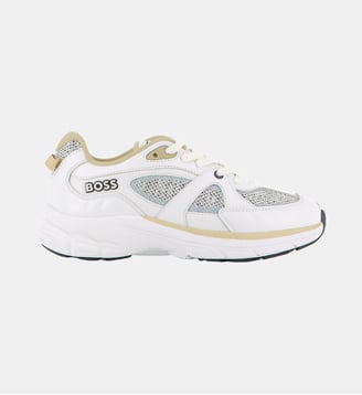 Basket à lacets - BOSS Kidswear - Blanc