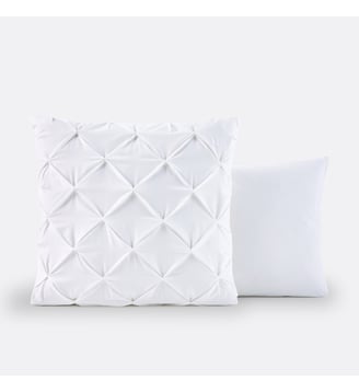 Taie d'oreiller polycoton - La Redoute Interieurs - Blanc