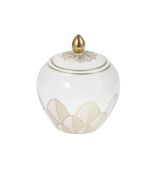 Sucrier 30 cl en porcelaine finition Or - MALMAISON IMPÉRIALE - Christofle - Or