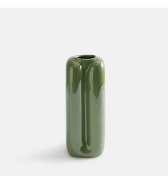 Vase en céramique, hauteur 25 cm - La Redoute Interieurs - Kaki
