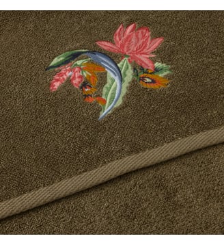 Serviette de bain  en coton modal - Yves Delorme - Multicolore