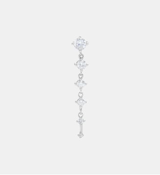 Boucle d'oreille puce pendante Avalanche argent - Nebuleuse Bijoux - Argent