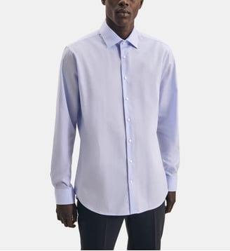 Chemise d'affaires 1/1 Shaped Col Kent - Seidensticker - Bleu