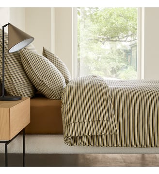Housse de couette en percale lavée 120 fils - AM.PM - Cumin