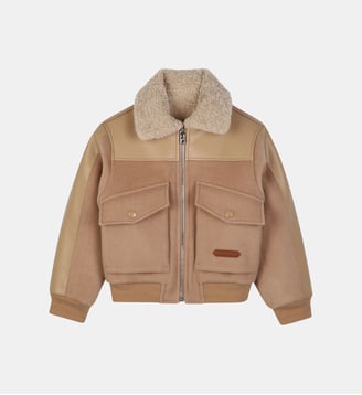 Blouson réversible - Lanvin Kids - Pain d'épices