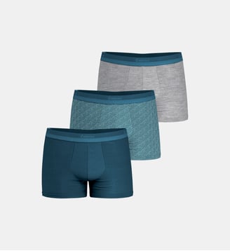 Boxers, lot de 3, STUDIO - Eminence - Bleu gris