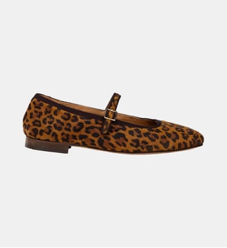 Ballerines Nova Cuir Suédé Imprimé - Bobbies - Wild leo