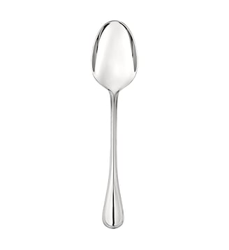 Cuillère à servir en acier - STEEL PERLES - Christofle - Argent