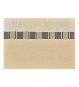 Set de table À la Française 100% coton - Le Jacquard Francais - Beige moyen