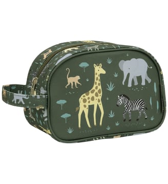 Trousse de toilette Savane - A Little Lovely Company - Vert