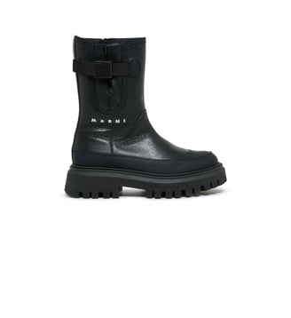 Bottes avec logo - Marni - Noir