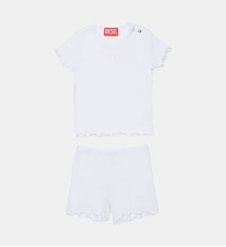 Combinaison de sport avec logo - Diesel Kids - Blanc