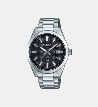 Montre Edifice Noir EFV-160D-1AVEF - Casio - Argenté